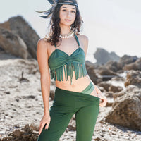 Flare Yoga Pants For Women In Green