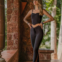 "NILAYA" Yoga Leggings For Women In Black