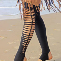 Over The Knee Leg Warmers In Black