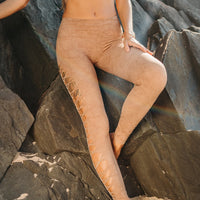 Yoga Leggings For Women In Shabby Beige