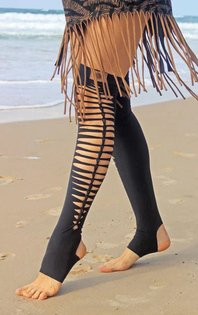 Over The Knee Leg Warmers In Black