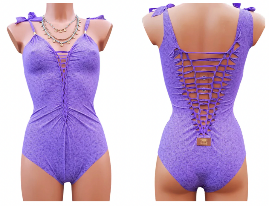 Black One Piece Swimsuit For Women "CLASSIC" (Lycra Fabric)