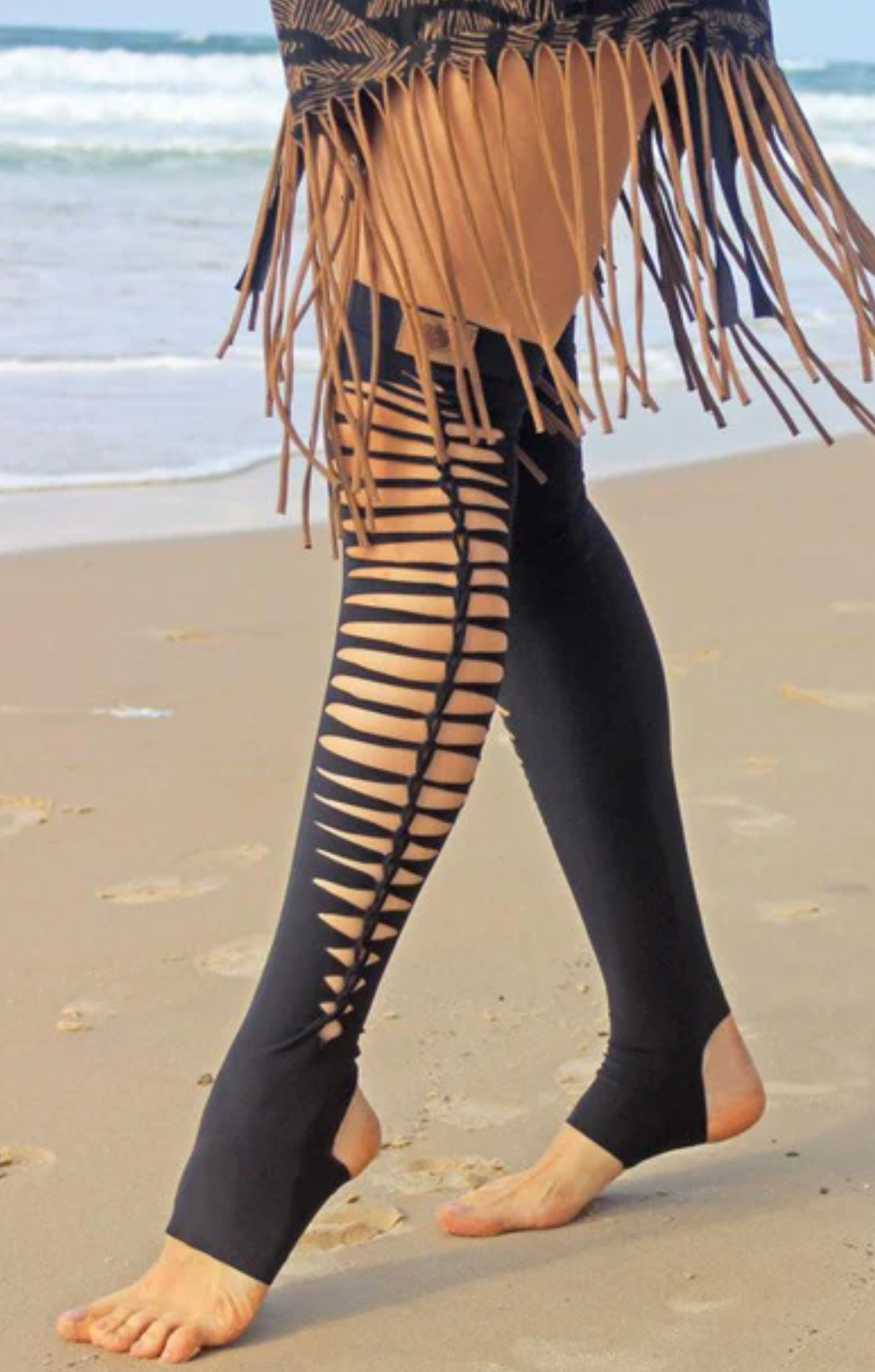 Over The Knee Leg Warmers In Black